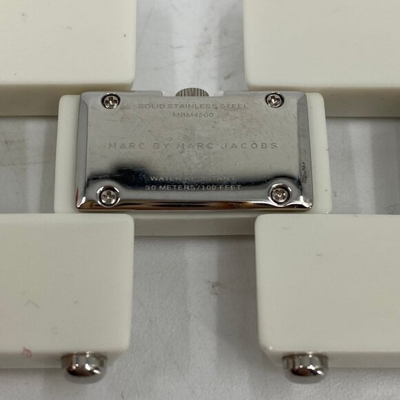 Marc Jacobs White Modern Mini Face Watch | Stylish Statement Timepiece - Picture 4 of 9